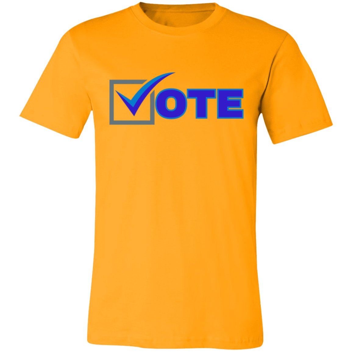 "VOTE" Blue Letter | Unisex Jersey T-Shirt - RTS Gifts Emporium