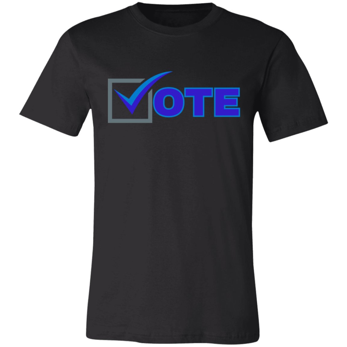 "VOTE" Blue Letter | Unisex Jersey T-Shirt - RTS Gifts Emporium