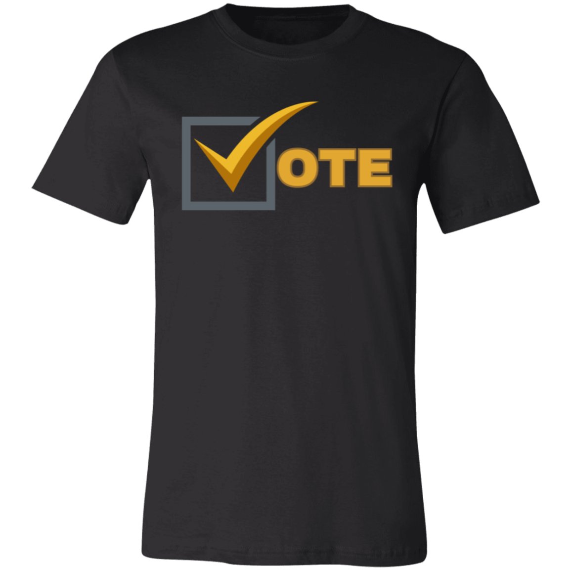 "VOTE" Gold Letter| Unisex Jersey T-Shirt - RTS Gifts Emporium