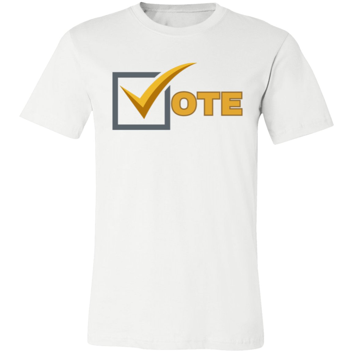 "VOTE" Gold Letter| Unisex Jersey T-Shirt - RTS Gifts Emporium