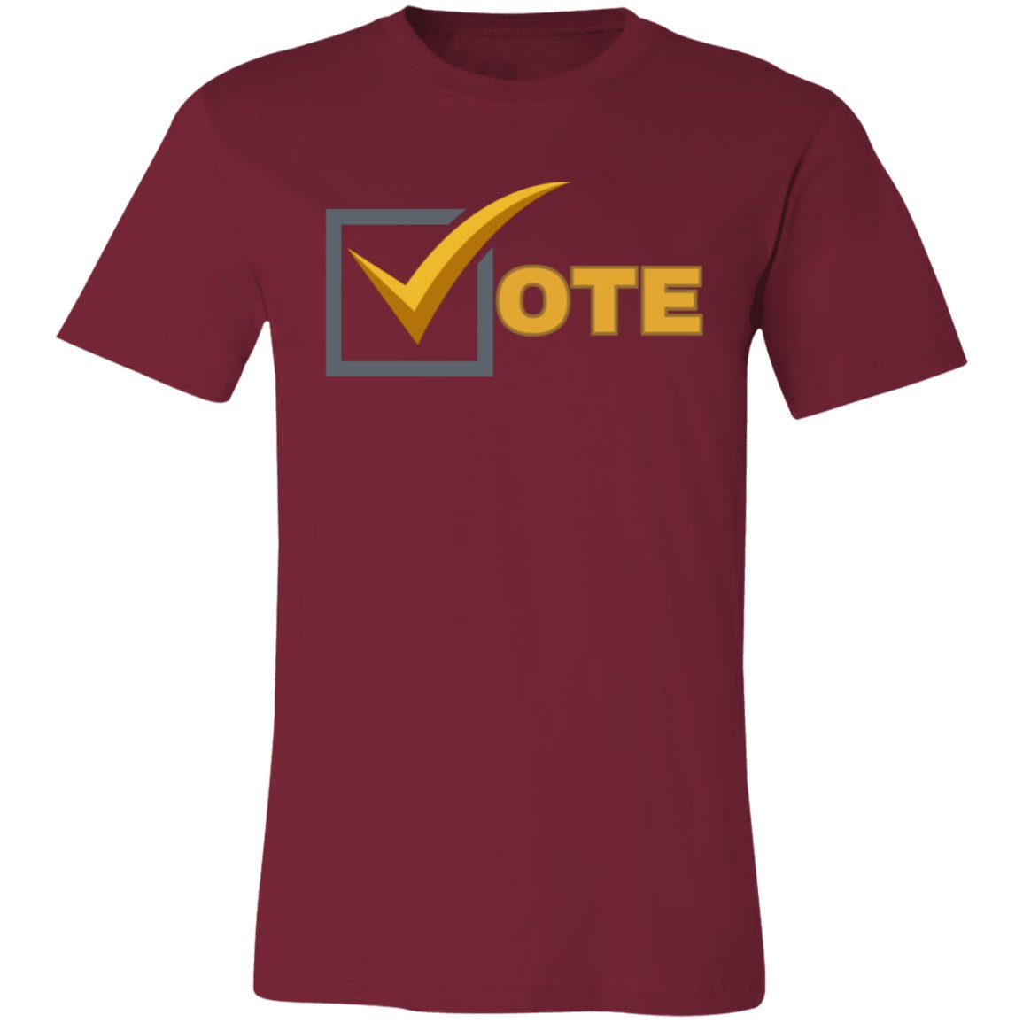 "VOTE" Gold Letter| Unisex Jersey T-Shirt - RTS Gifts Emporium